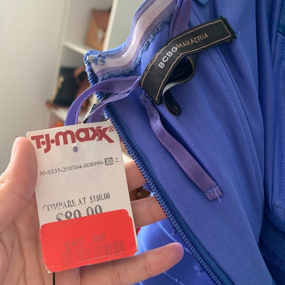 BCBG Bandage Satin Dress - Picture 8 of 8